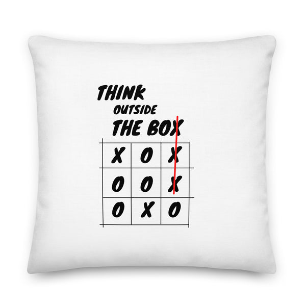 Flashy Think Outside the Box Pillow