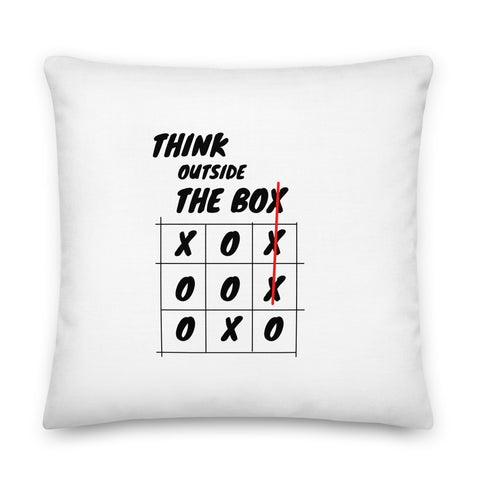 Flashy Think Outside the Box Pillow